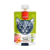 Wanpy Adult Cat Tasty Meat Tuna Chicken & Carrot 90 g Pouch - Confiance Co